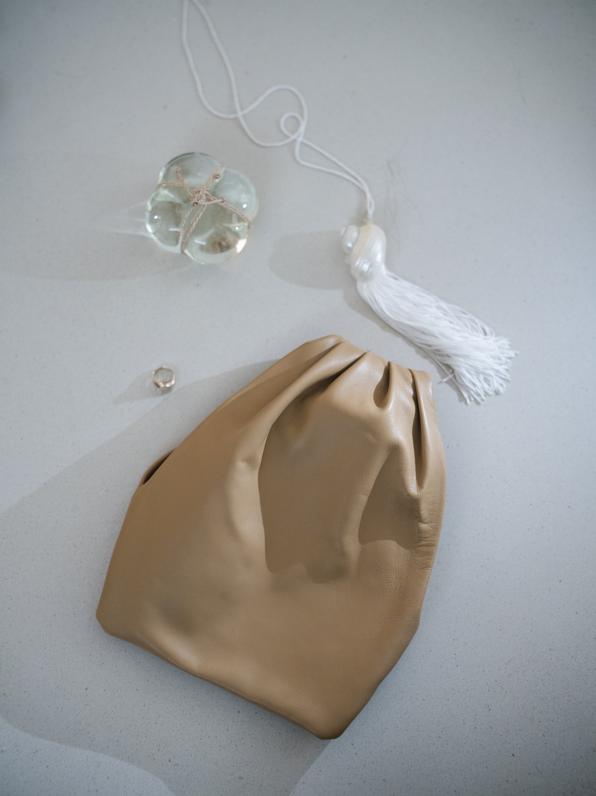 Small Vessel Bag・Beige