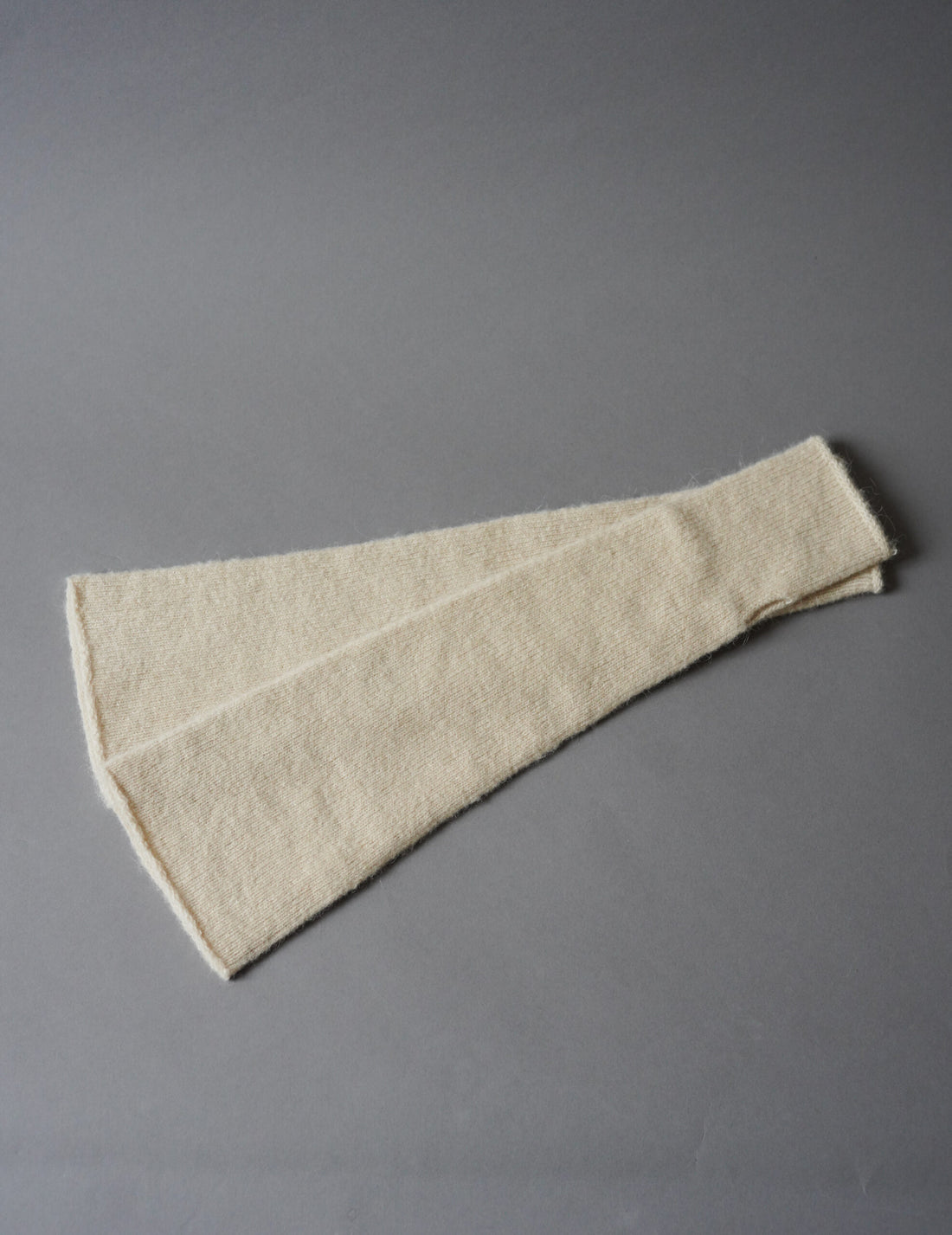 Hana 羊絨蠶絲長手套・象牙白