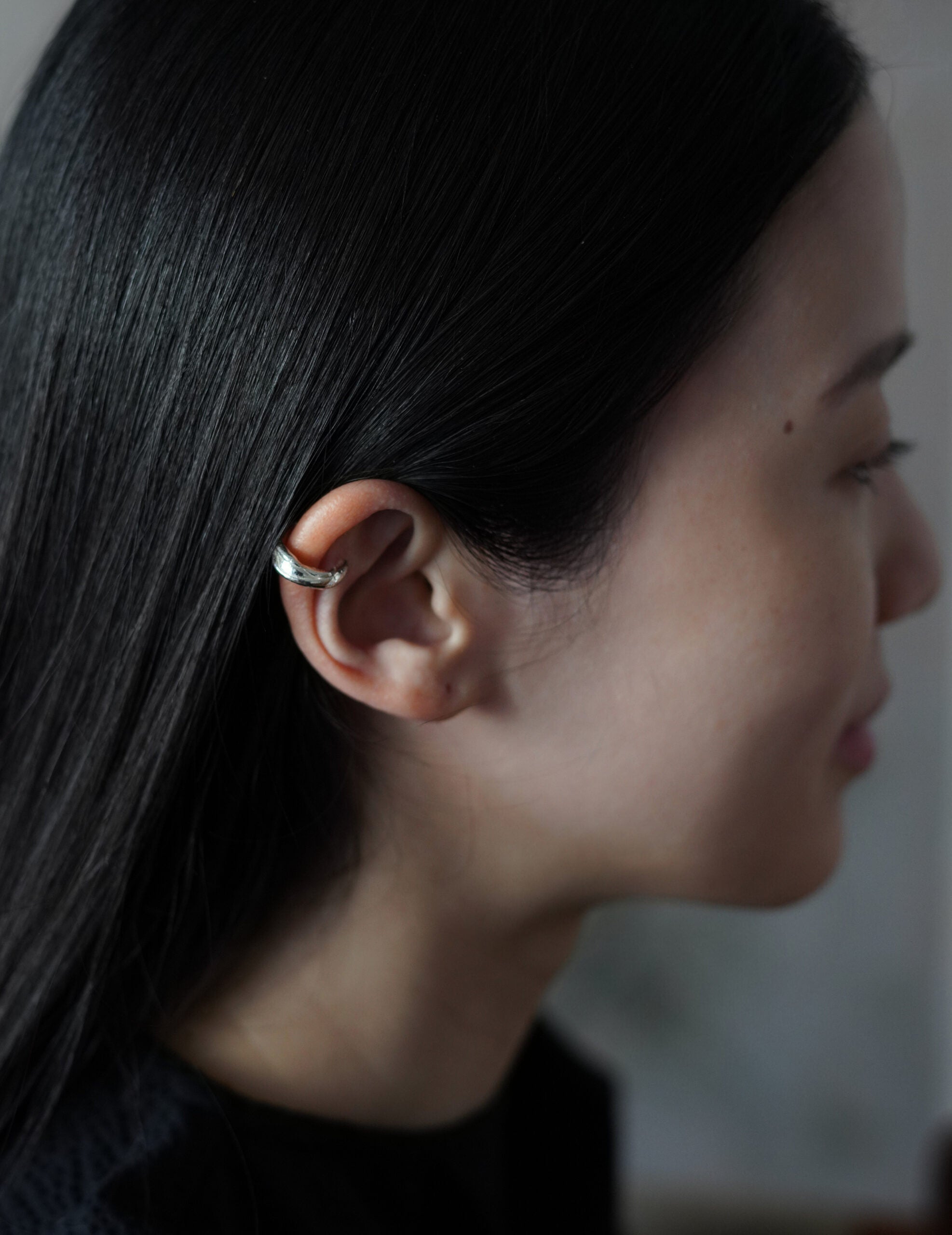 DRIP CHUNKY 耳骨夾・單隻 銀