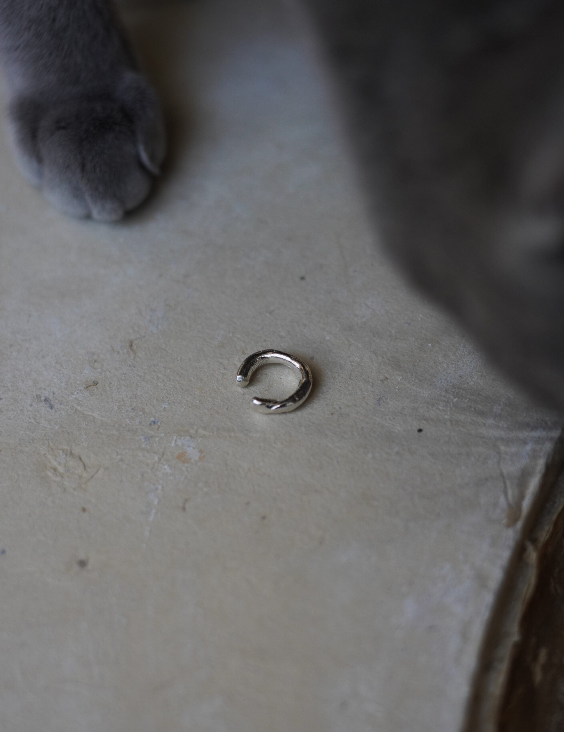 DRIP CHUNKY 耳骨夾・單隻 銀