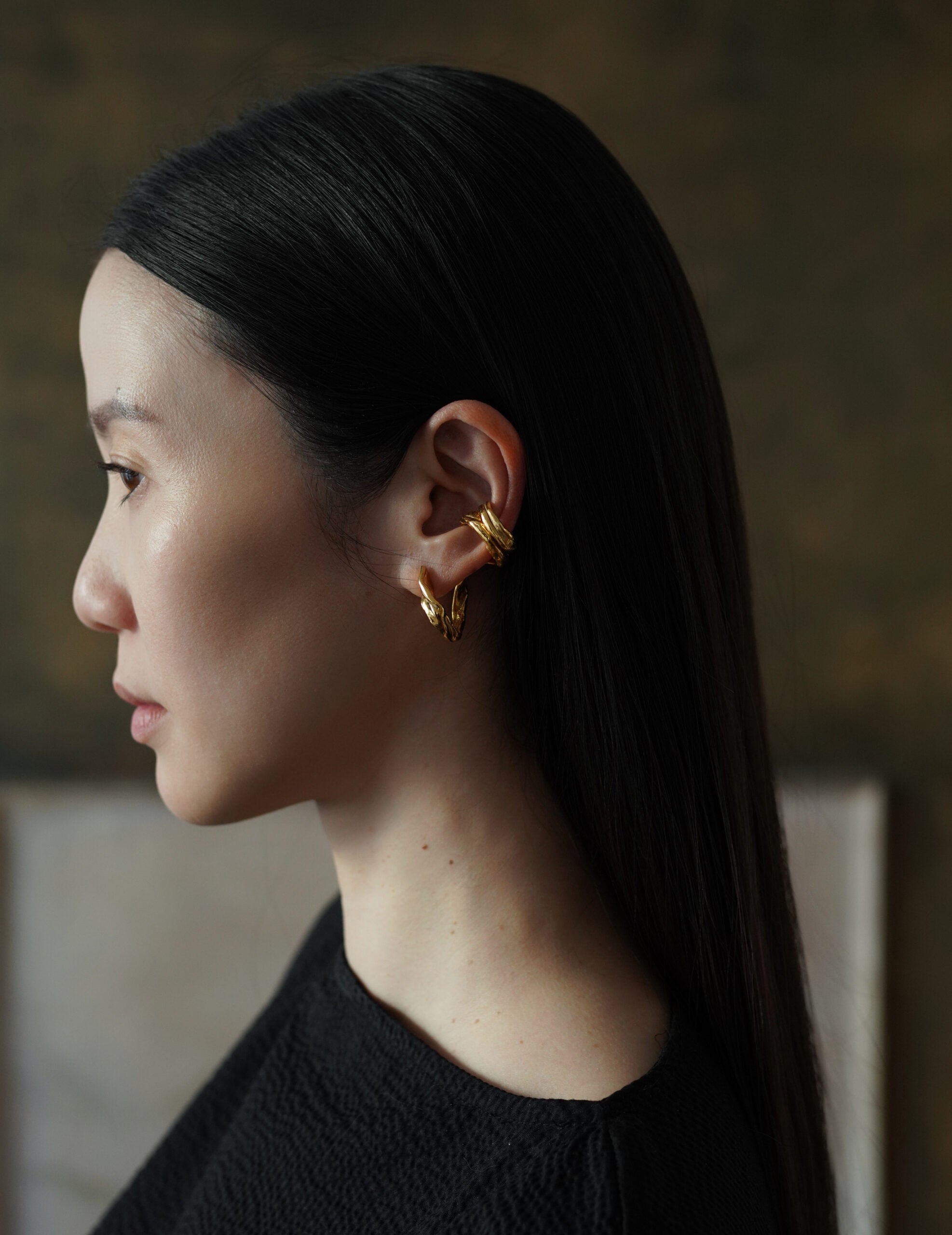 DRIP EARCRAWLER 耳環・單隻 金