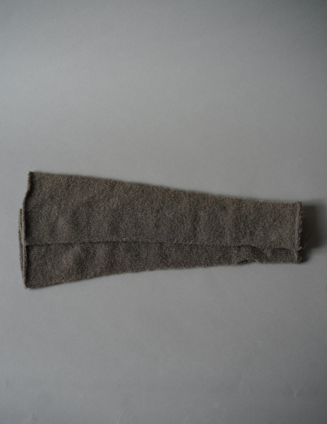 Hana Baby Alpaca Cashmere Silk Long Mittens・Dark Taupe