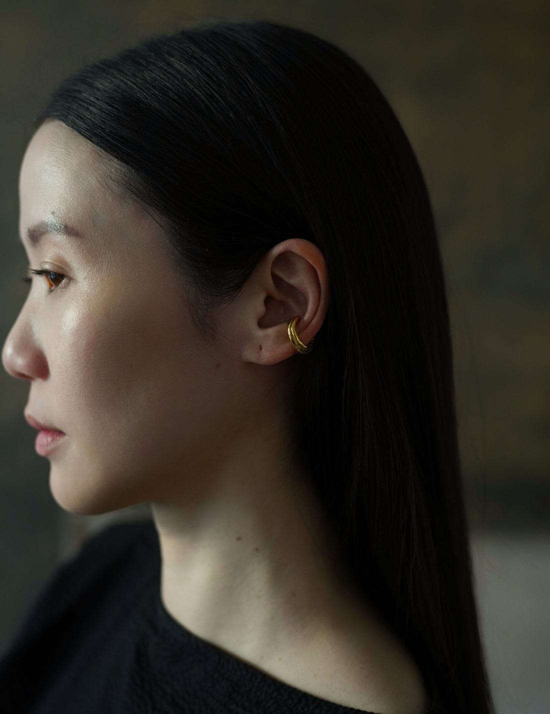 DRIP CHUNKY 耳骨夾・單隻 金