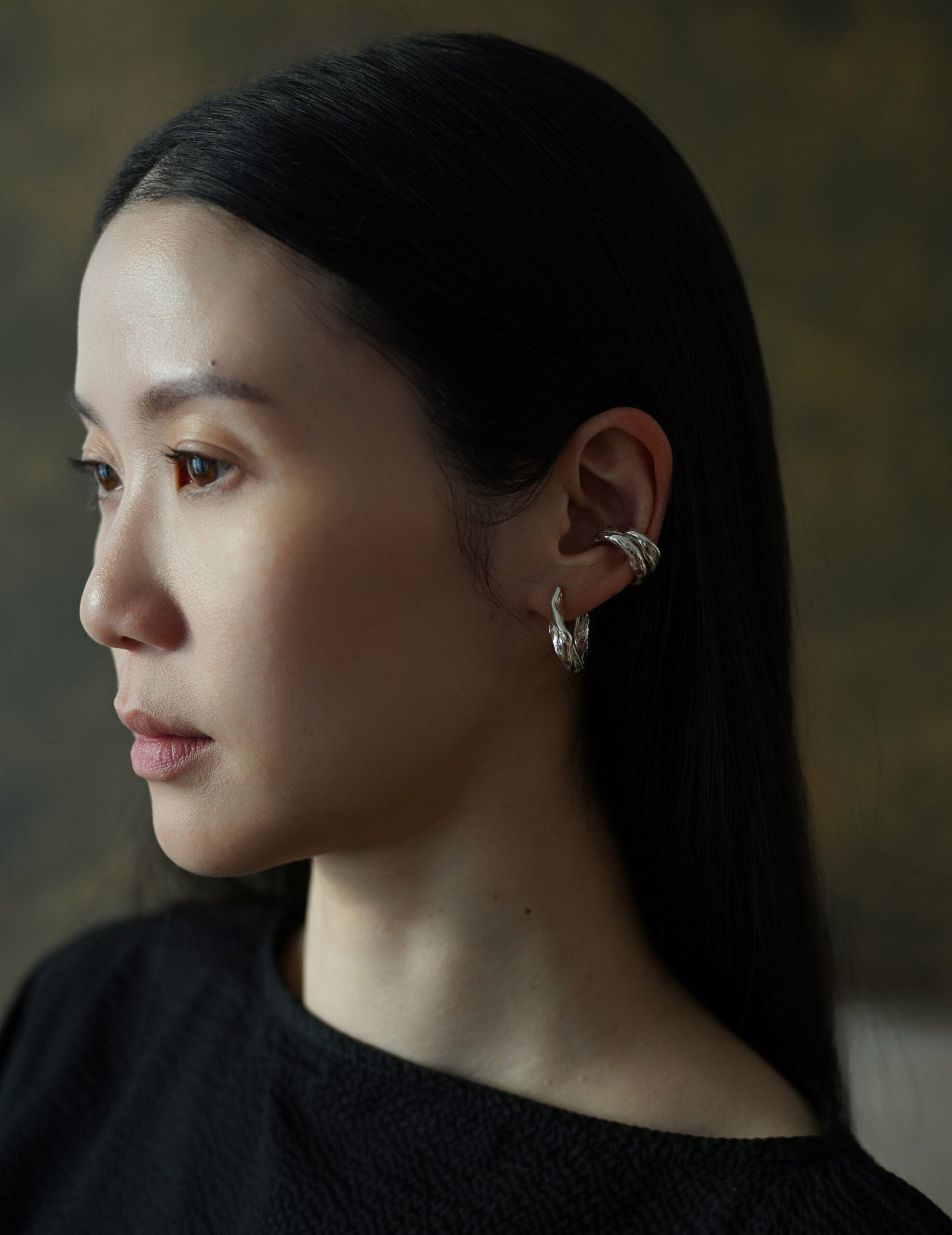 DRIP CHUNKY 耳骨夾・單隻 銀