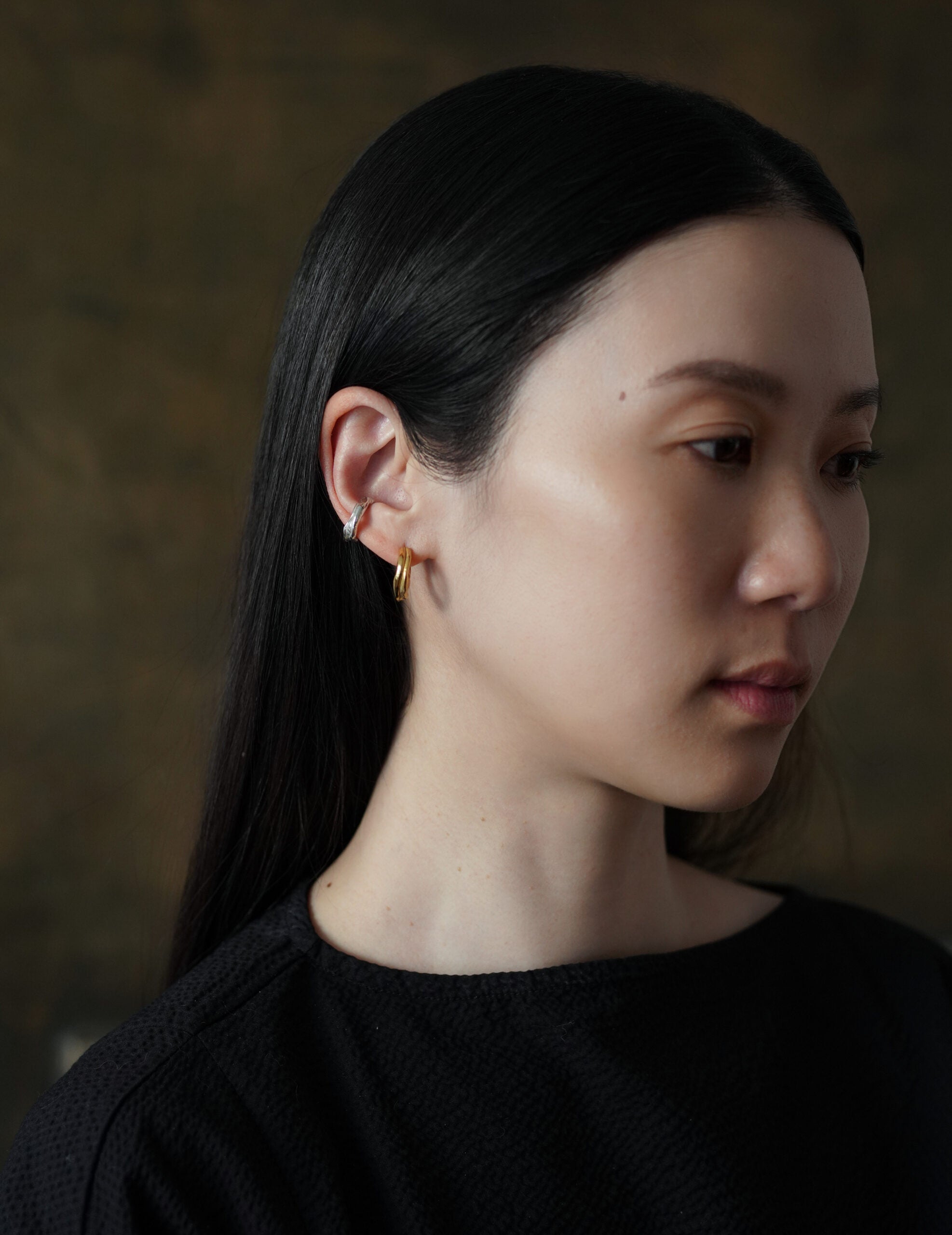 DRIP Small 耳環・單隻 金