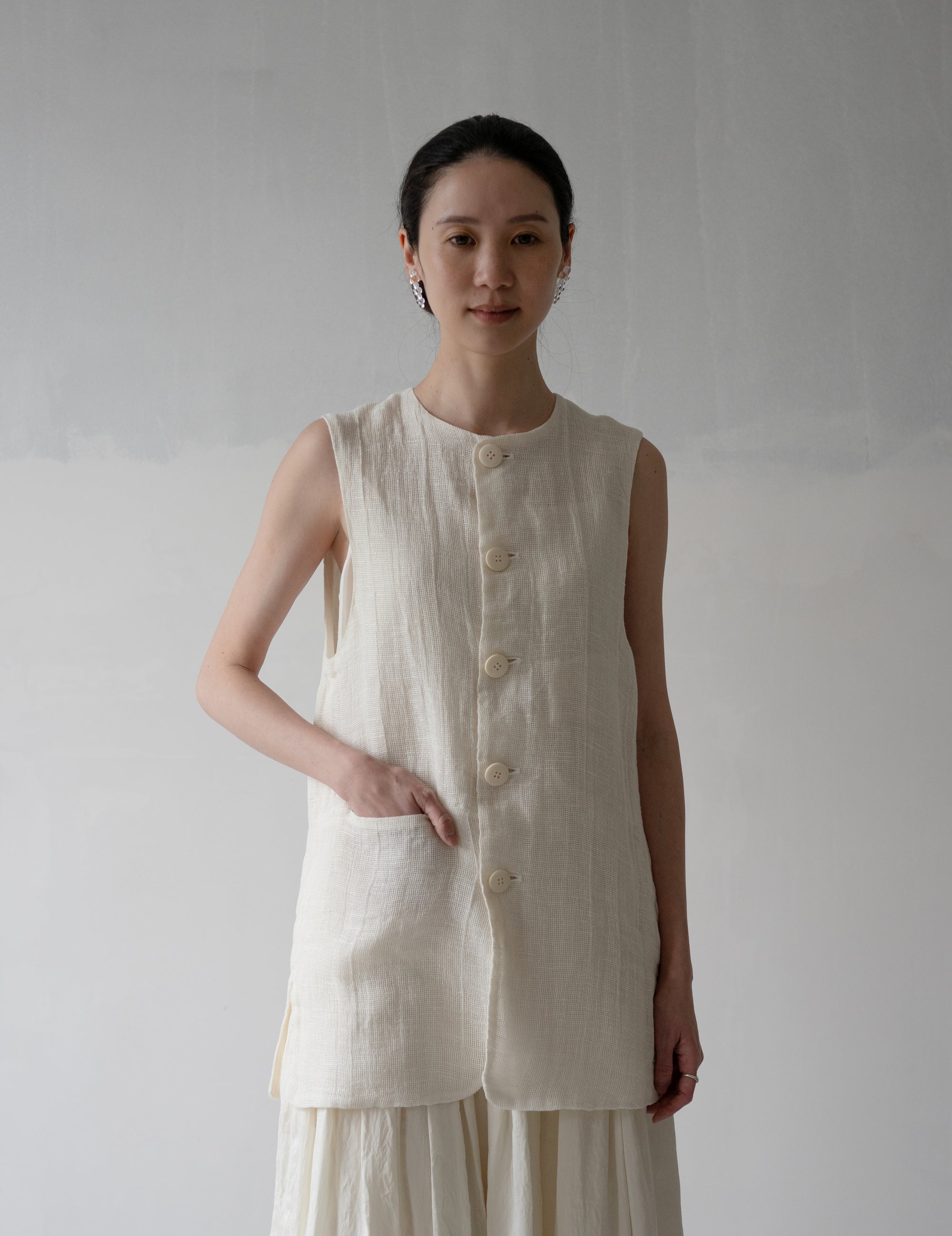 Flight Gilet・White