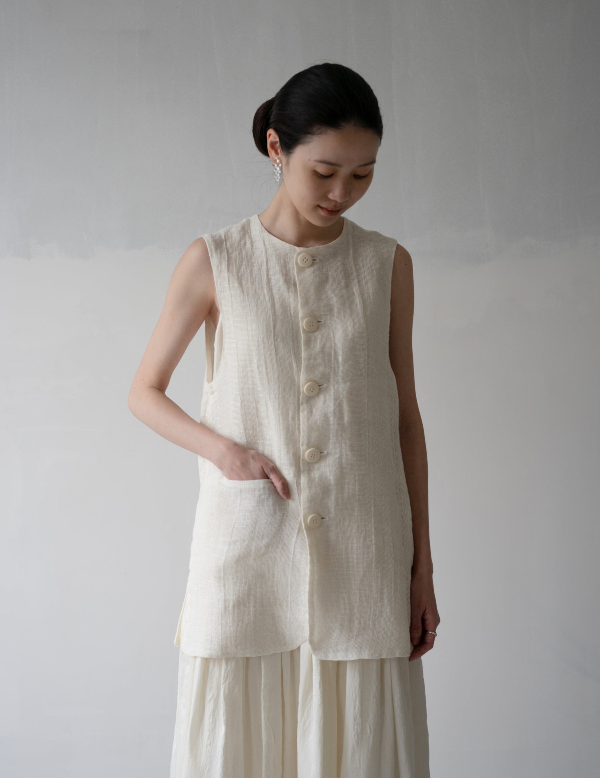 Flight Gilet・White