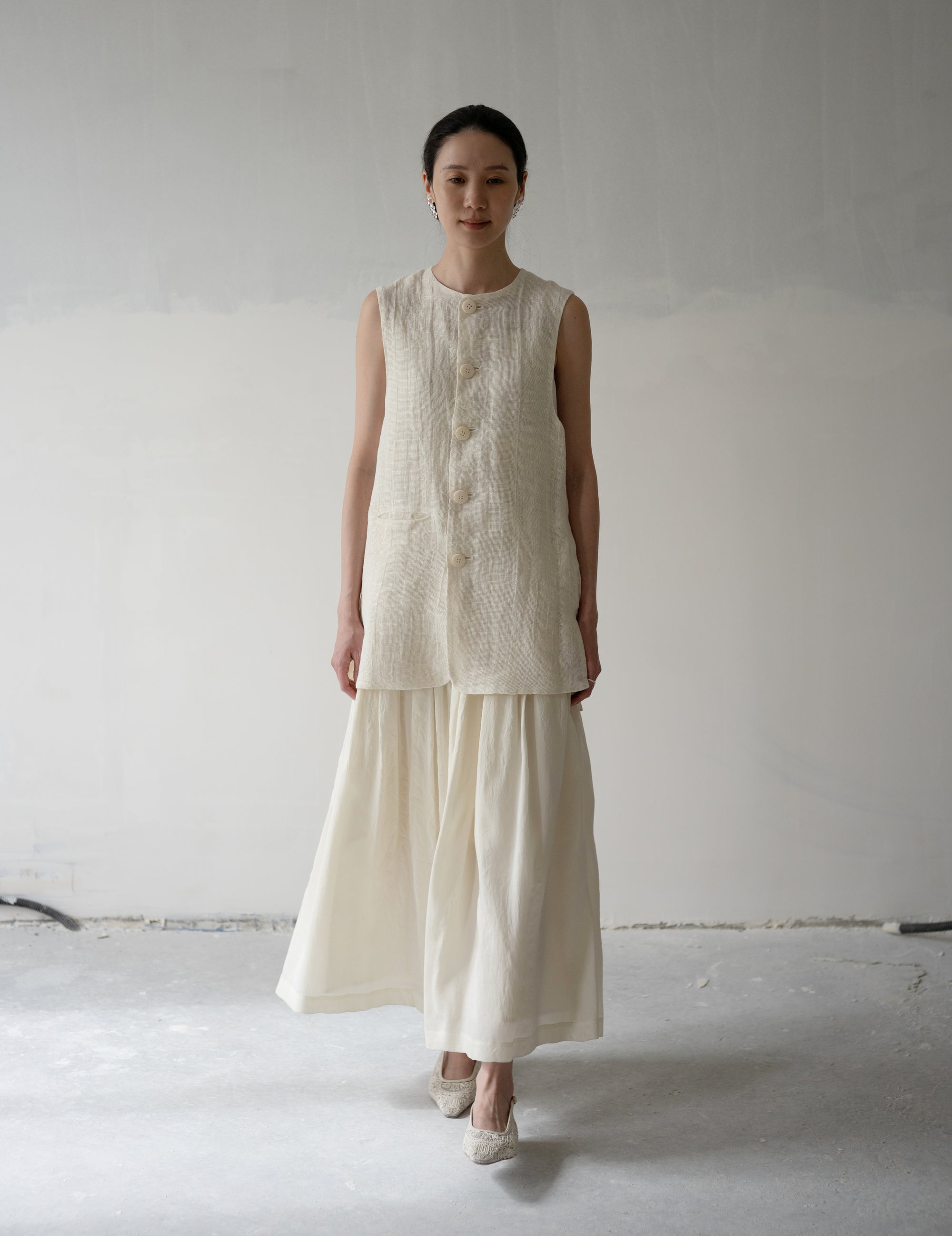 Flight Gilet・White