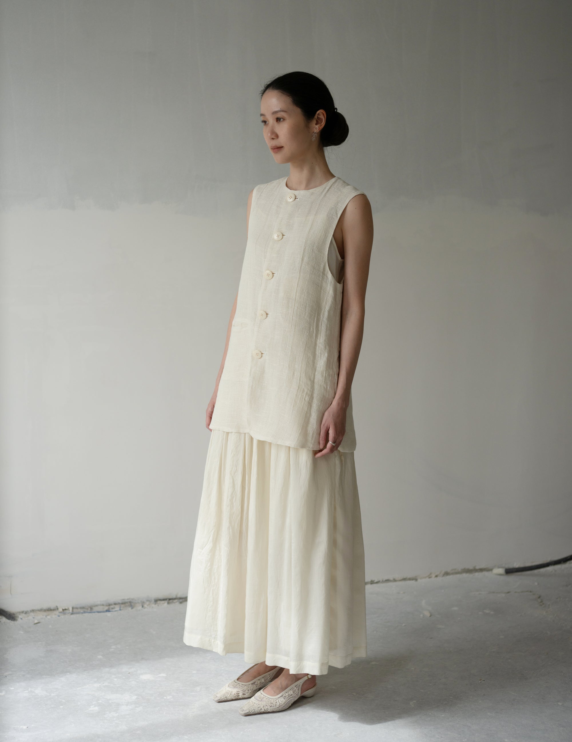 Flight Gilet・White