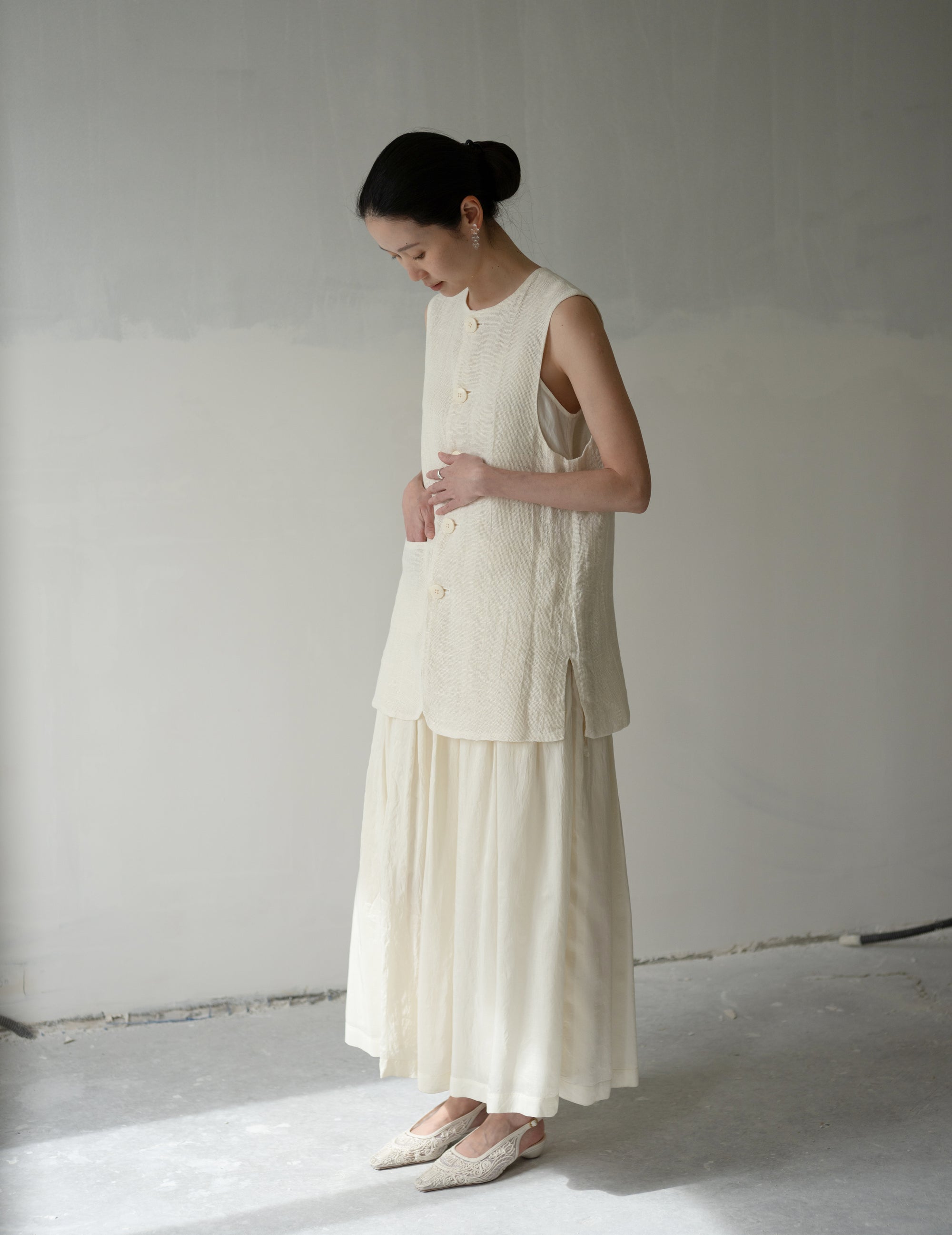 Flight Gilet・White