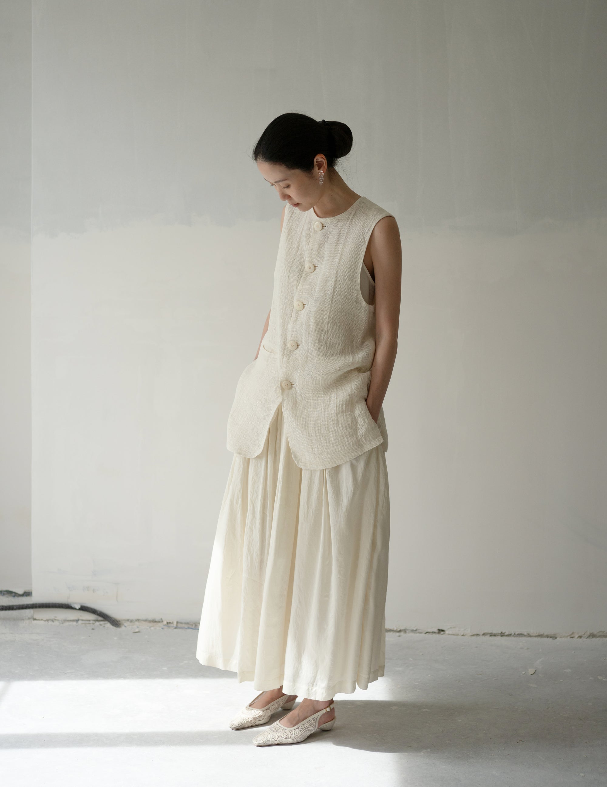 Flight Gilet・White