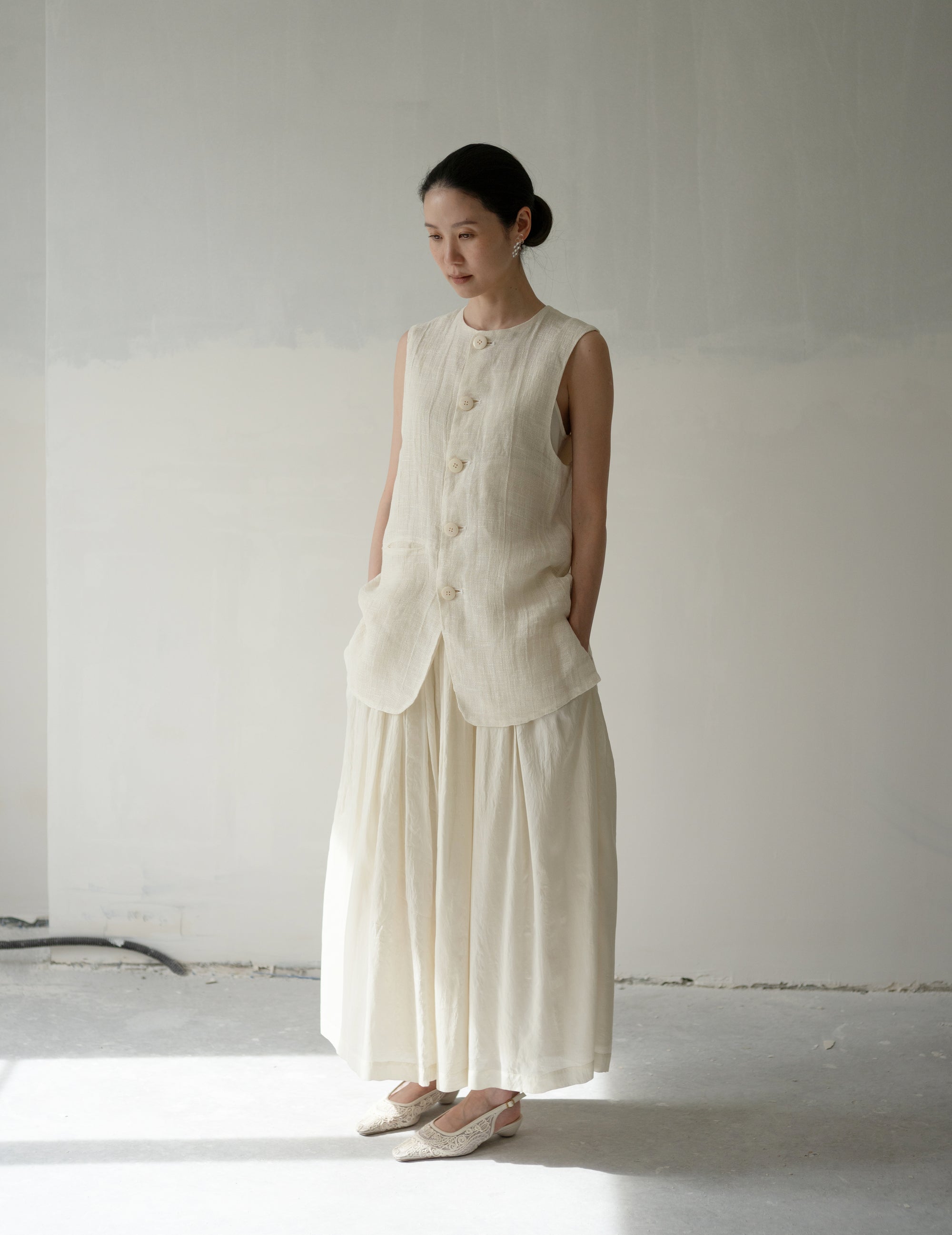 Flight Gilet・White