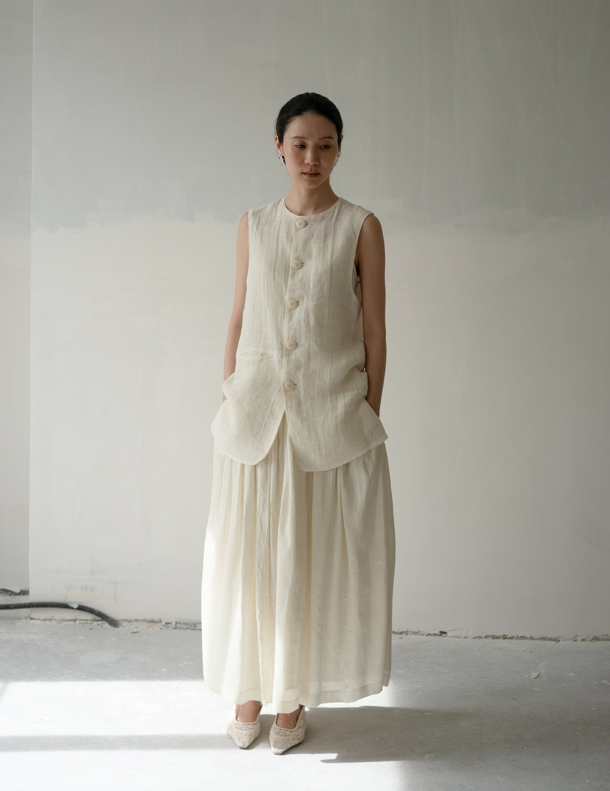 Flight Gilet・White