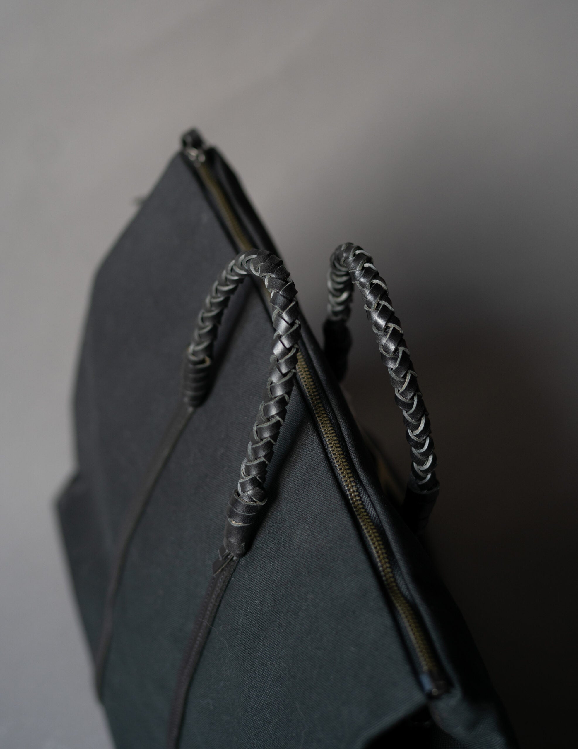 Woven Duffel Bag．Black