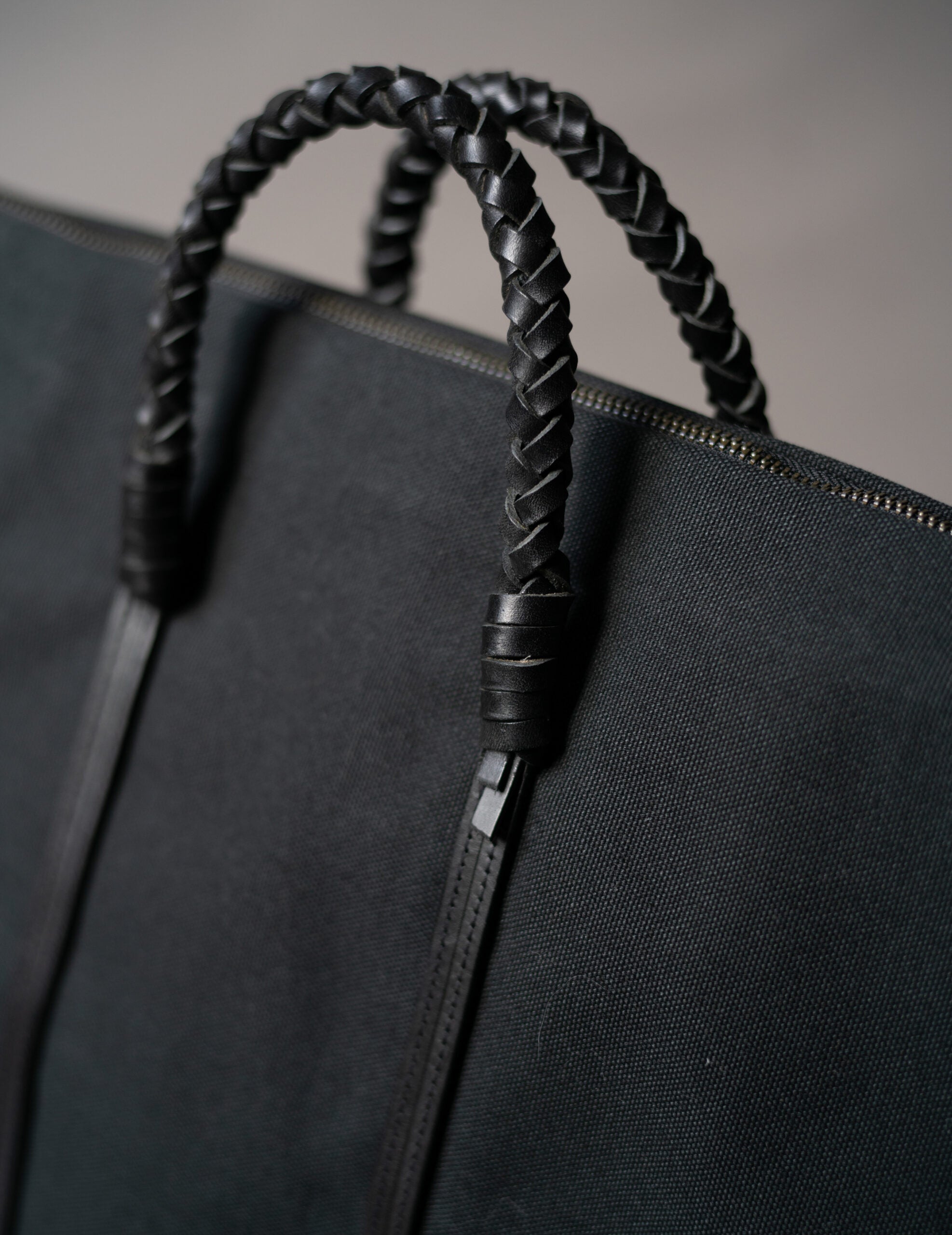 Woven Duffel Bag．Black