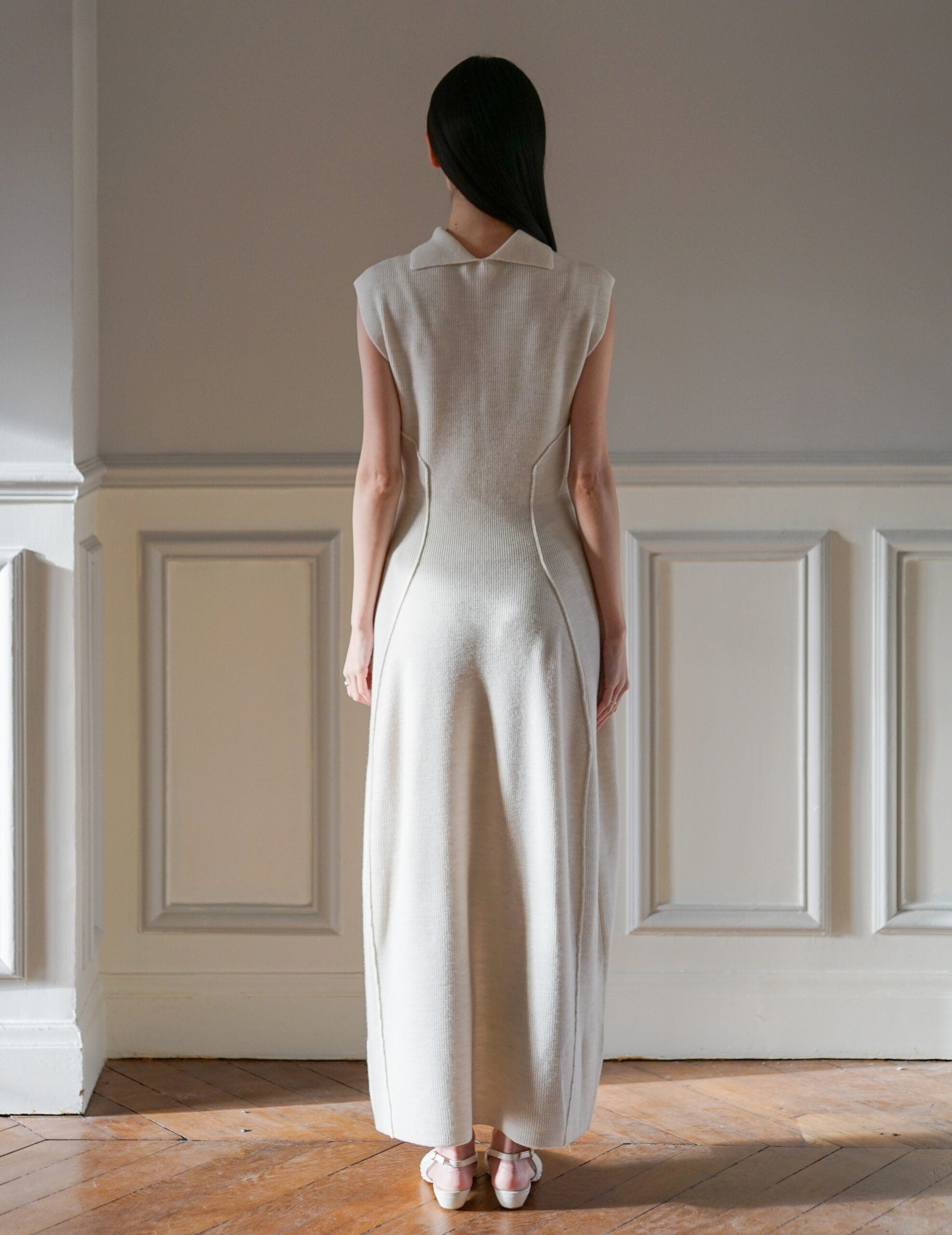 Karlina Knit Dress・Ivory