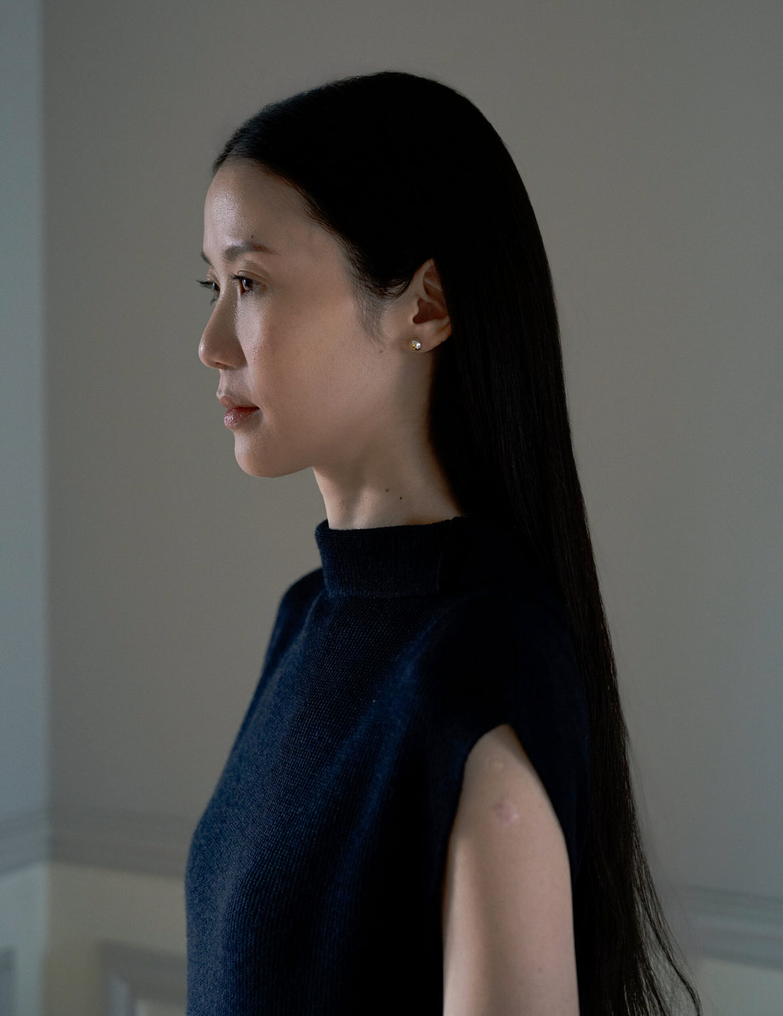 Karlina Knit Dress・Navy