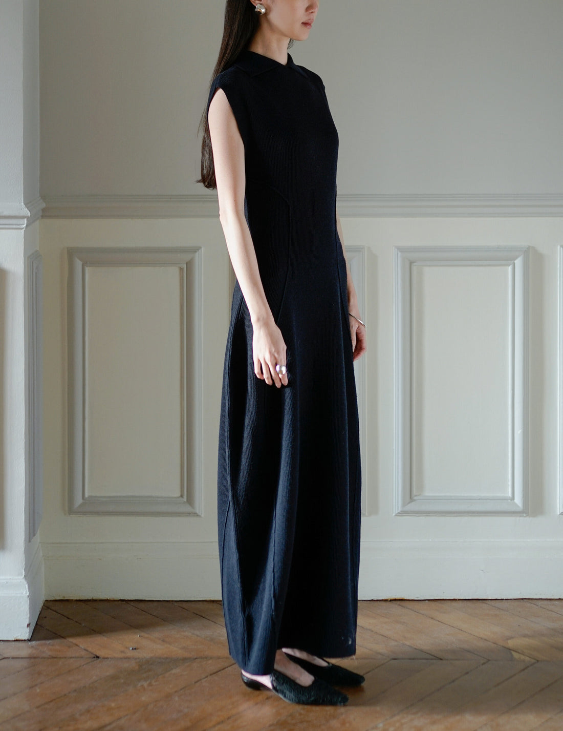 Karlina Knit Dress・Navy