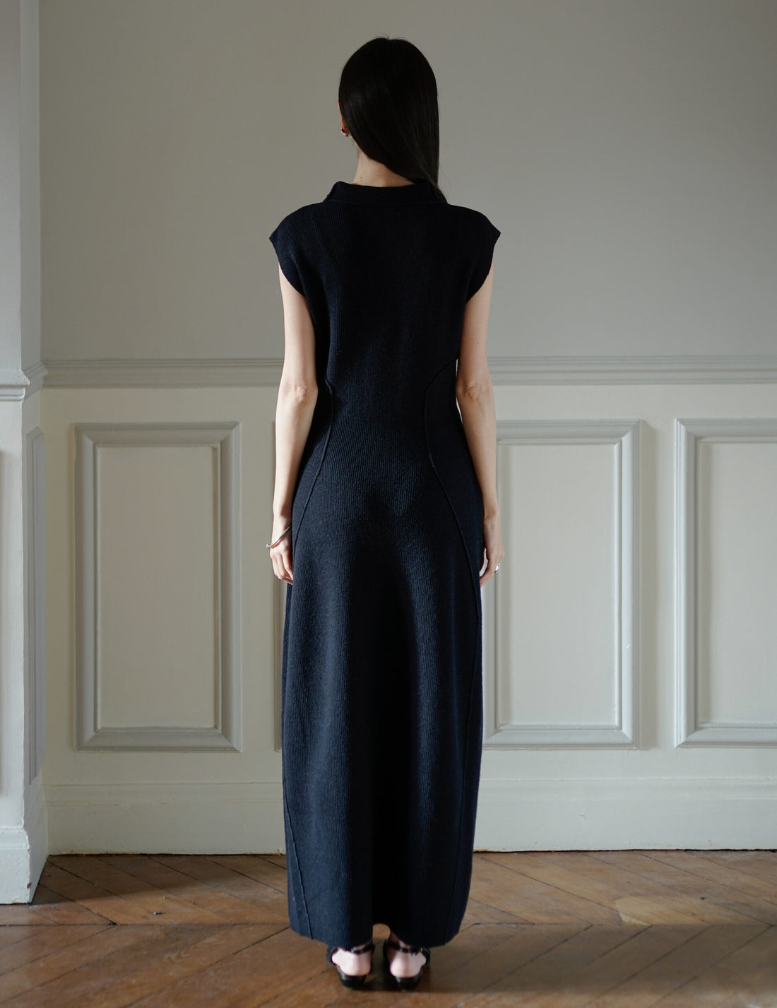 Karlina Knit Dress・Navy