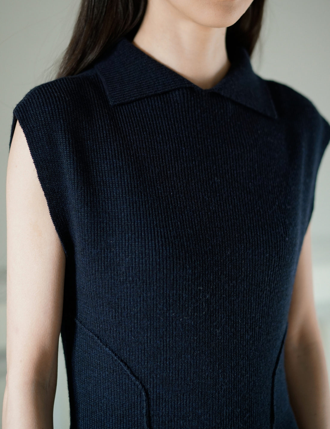 Karlina Knit Dress・Navy