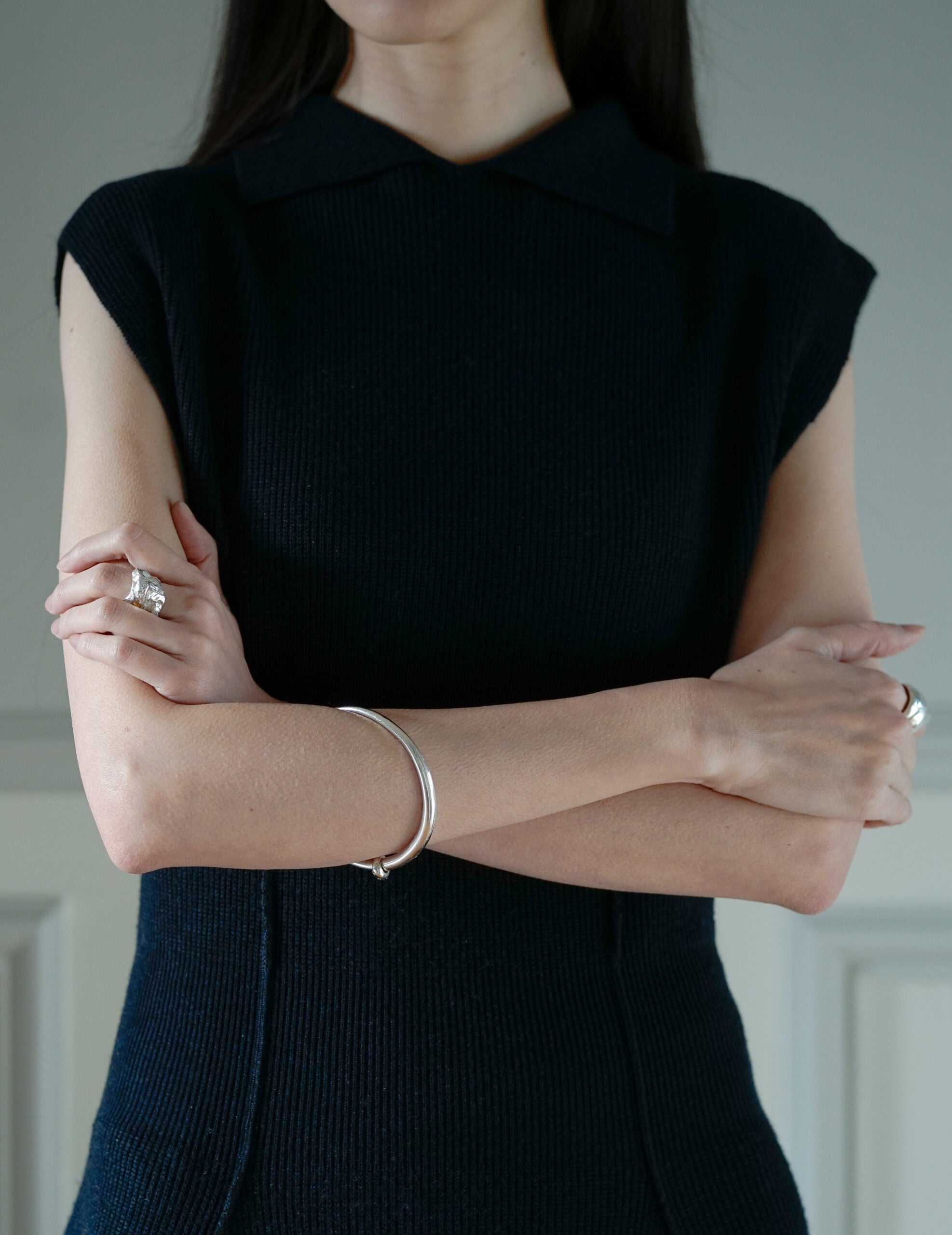 Karlina Knit Dress・Navy