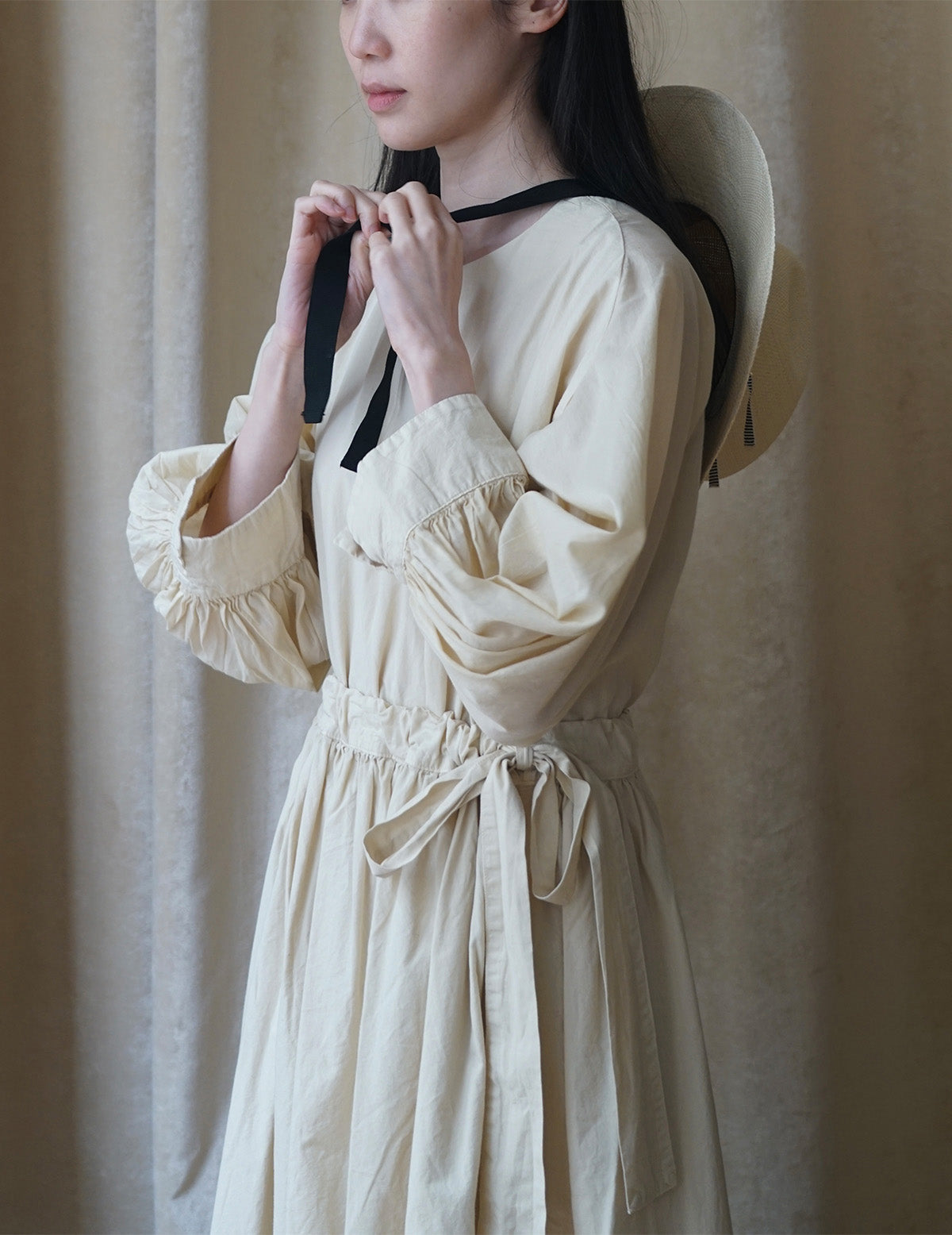 Barbara 巴拿馬帽．沙色