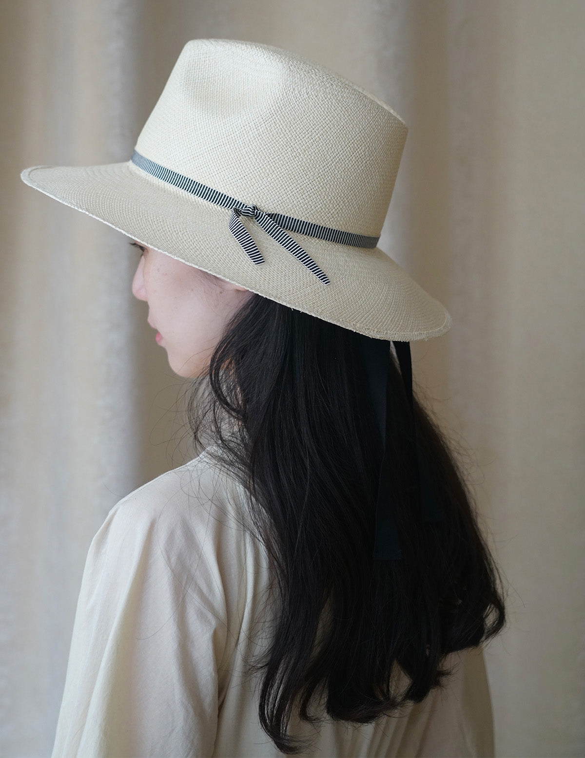 Barbara 巴拿馬帽．沙色